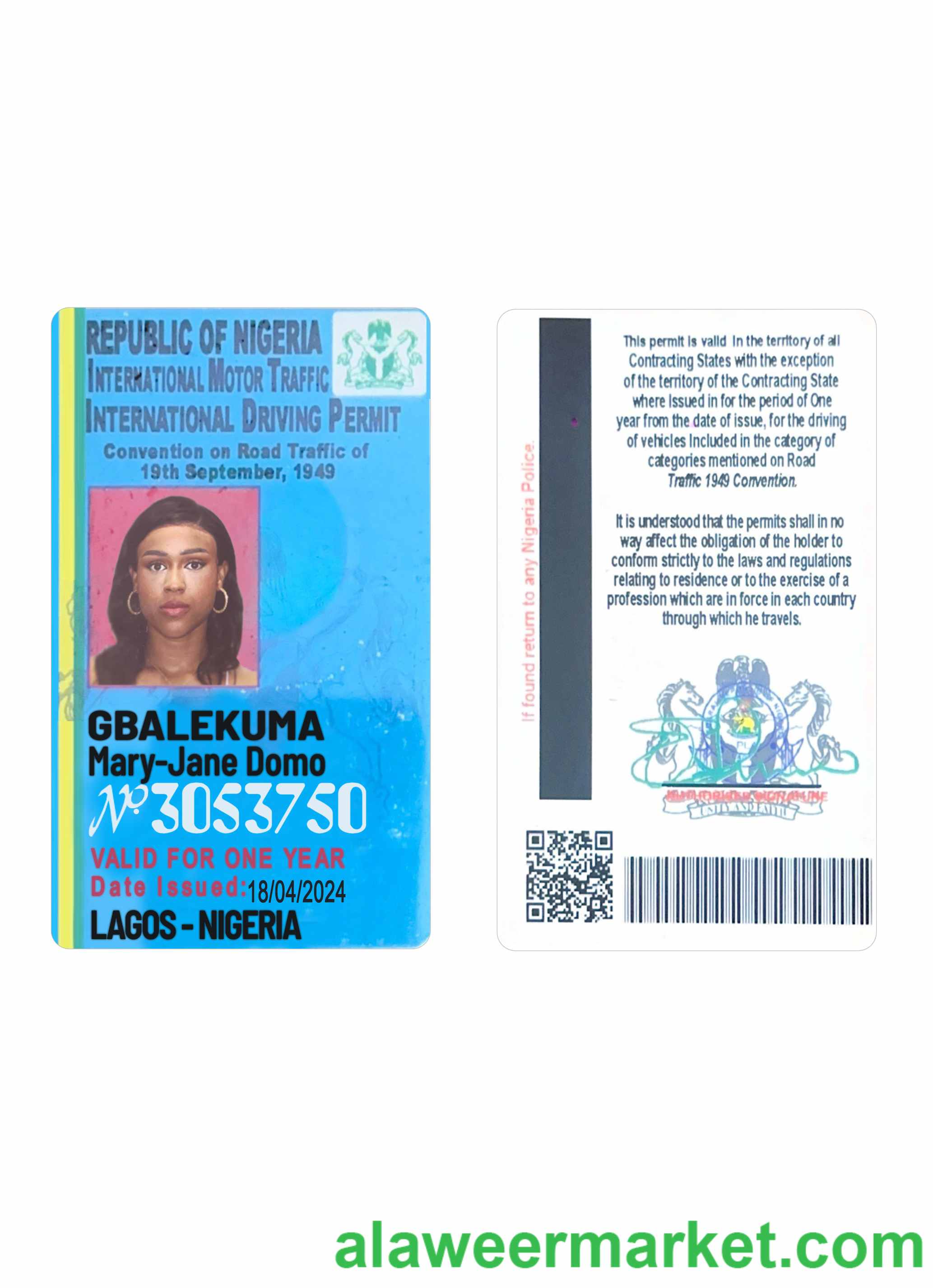 Nigeria international driving license